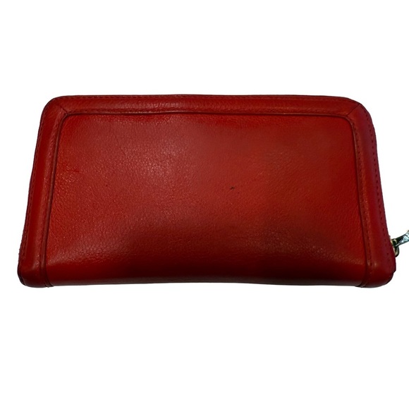 Tory Burch Zip-Around Wallets for Women for sale | eBay Tory Burch Women’s Amanda Zip Around Long Wallet Red Leather Gold Logo